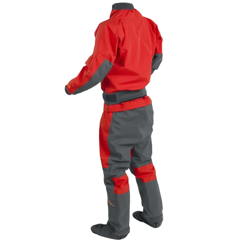 2025 Palm Equipment Cascade Mens Whitewater Dry Suit in Red-1